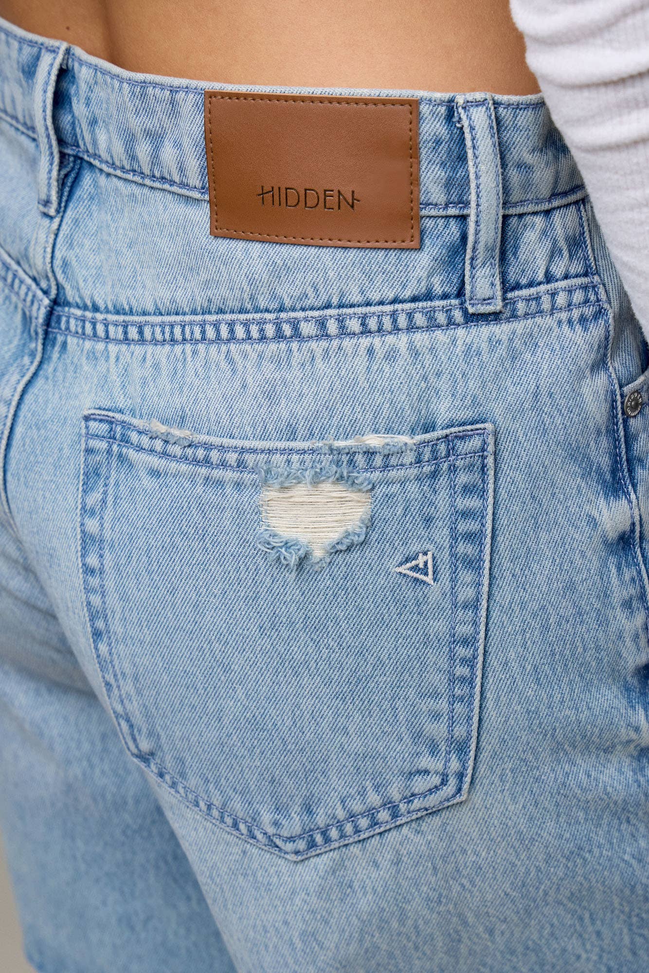Mom 7 1/2" inseam Denim Shorts